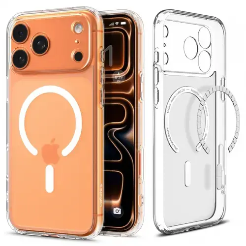 Husa Spigen Ultra Hybrid MagSafe pentru Apple iPhone 17 Pro Max, Alb