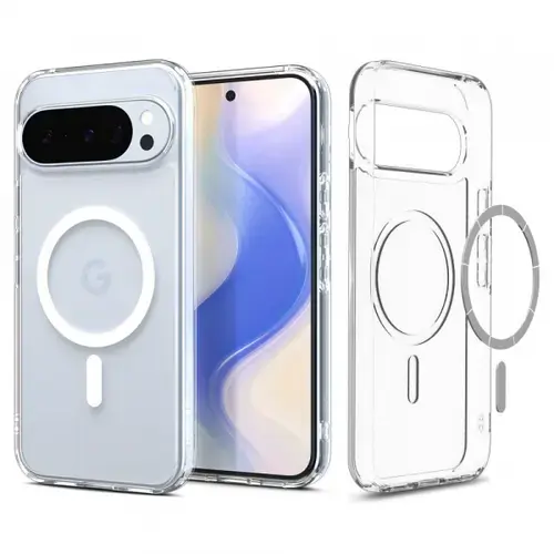 Husa Spigen Ultra Hybrid, MagSafe pentru Google Pixel 10 Pro / 10, Alb