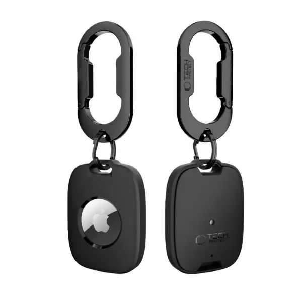 Husa Tech-Protect Velar pentru Apple AirTag, Neagra