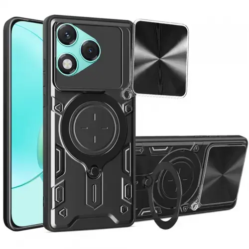Husa Techsuit CamGuard Pro pentru Honor 400 Lite, Neagra