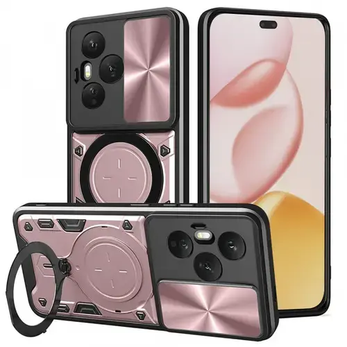 Husa Techsuit CamGuard Pro pentru Honor 400 Pro, Roz