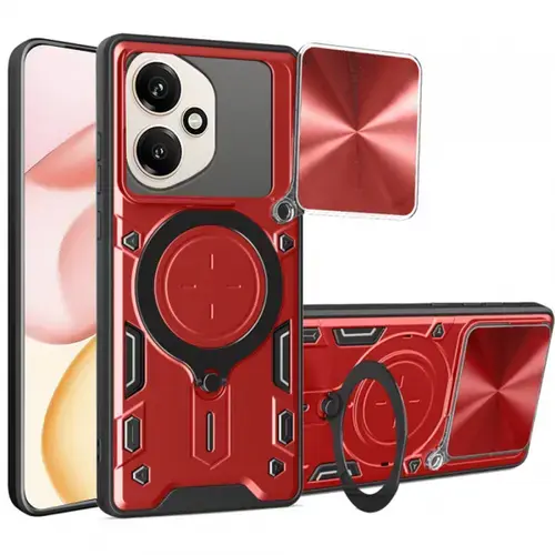 Husa Techsuit CamGuard Pro pentru Honor 400, Rosu