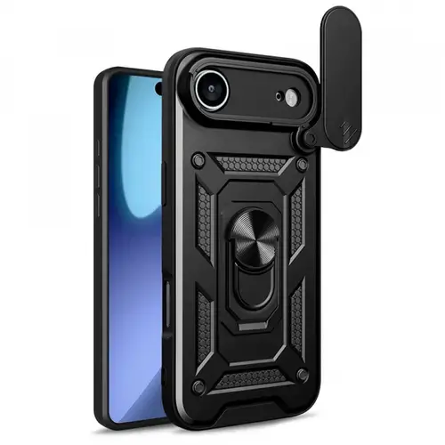 Husa Techsuit CamShield pentru Apple iPhone Air (Negru)
