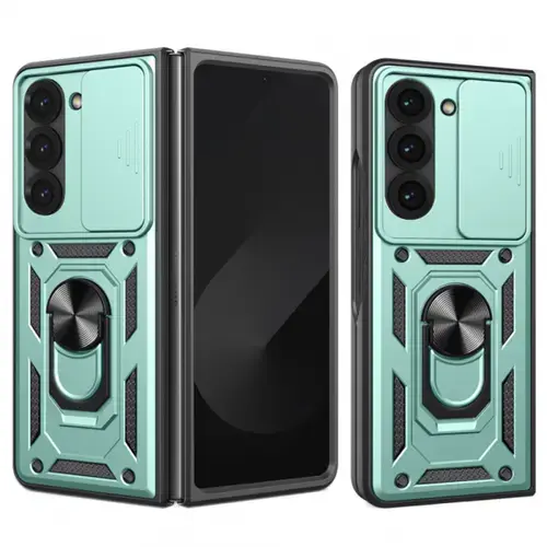 Husa Techsuit CamShield pentru Samsung Galaxy Z Fold 6, F956 (Verde/Negru)