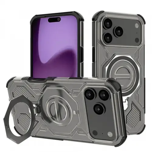 Husa Techsuit Carbon Shield Pro pentru Apple iPhone 17 Pro Max, Neagra