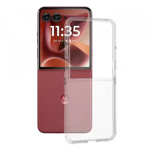 Husa Techsuit Clear pentru Motorola Razr 60 Ultra, Transparenta