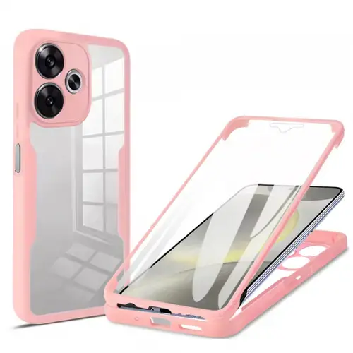 Husa Techsuit ColorVerse 360 pentru Poco F6, Roz