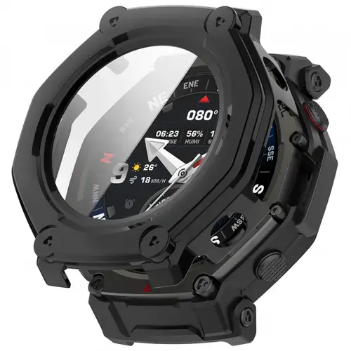 Husa Techsuit Defense360 Pro pentru Amazfit T-Rex 3 Pro (Negru)
