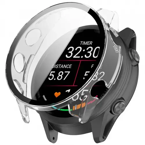 Husa Techsuit Defense360 Pro pentru Garmin Forerunner 170 / 70, Transparenta