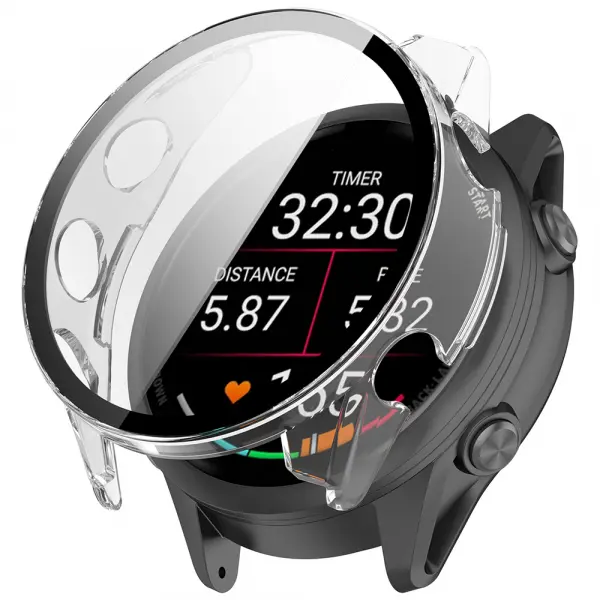 Husa Techsuit Defense360 Pro pentru Garmin Forerunner 170 / 70, Transparenta