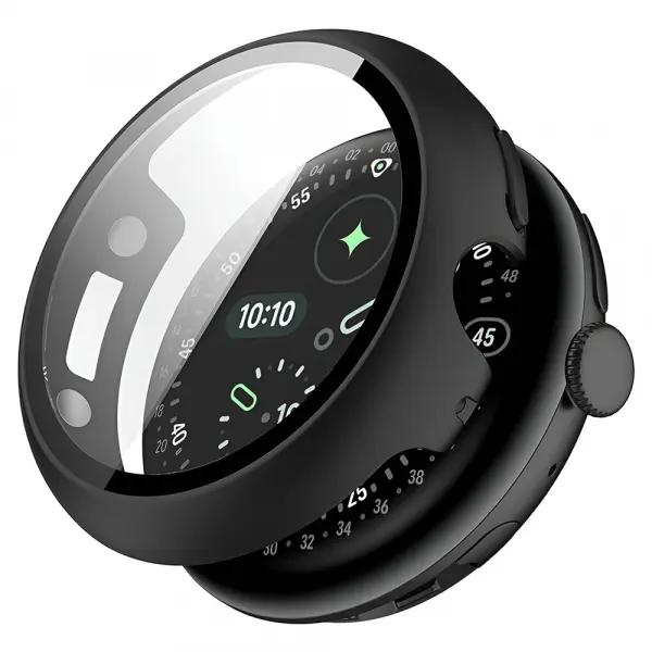 Husa Techsuit Defense360 Pro pentru Google Pixel Watch 4 41mm, Neagra