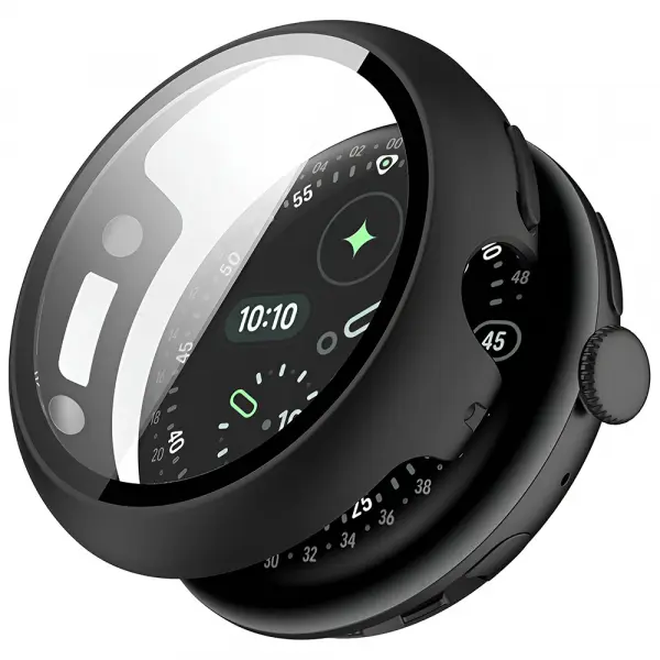 Husa Techsuit Defense360 Pro pentru Google Pixel Watch 4 45mm, Neagra