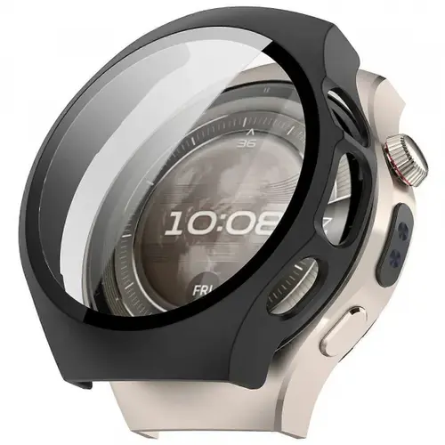 Husa Techsuit Defense360 Pro pentru Huawei Watch 5 42mm, Neagra