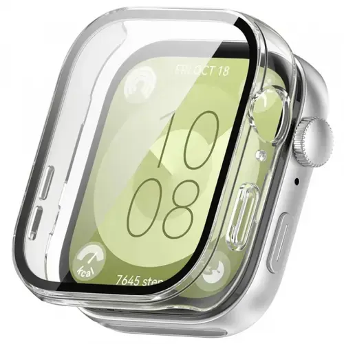 Husa Techsuit Defense360 Pro pentru Huawei Watch Fit 3, Transparenta