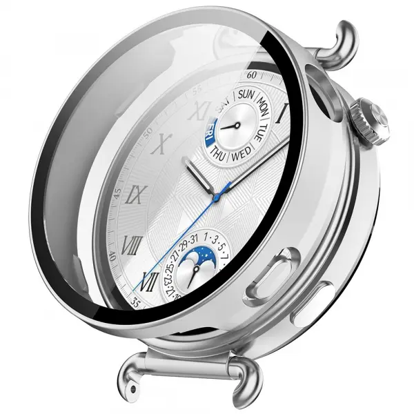 Husa Techsuit Defense360 Pro pentru Huawei Watch GT 6 41mm, Argintie