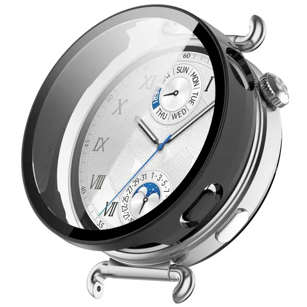 Husa Techsuit Defense360 Pro pentru Huawei Watch GT 6 41mm, Neagra Mata