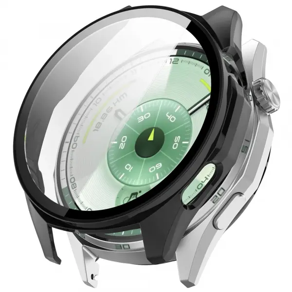 Husa Techsuit Defense360 Pro pentru Huawei Watch GT 6 46mm, Neagra