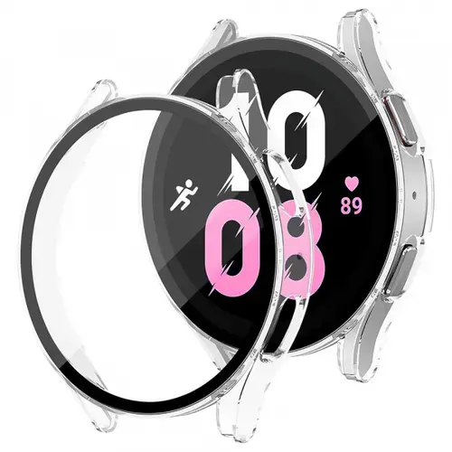 Husa Techsuit Defense360 Pro pentru Samsung Galaxy Watch5 / Watch4 40mm Series, Transparenta