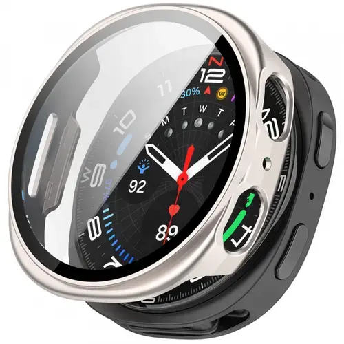 Husa Techsuit Defense360 Pro pentru Samsung Galaxy Watch8 40mm (Argintiu Perlat)