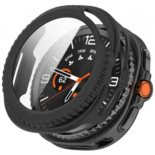 Husa Techsuit Defense360 Pro pentru Samsung Galaxy Watch8 Classic (Negru Mat)