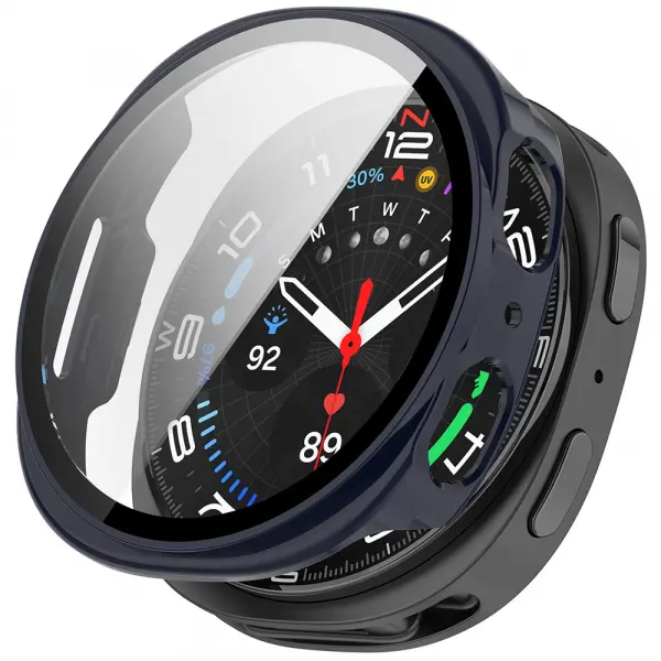 Husa Techsuit Defense360 Pro pentru Samsung Galaxy Watch9 / Watch8 44mm, Bleumarin