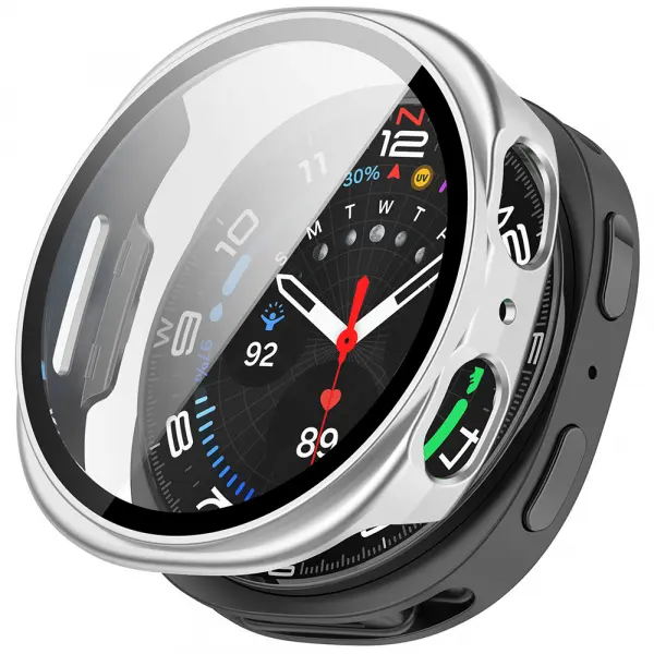 Husa Techsuit Defense360 Pro pentru Samsung Galaxy Watch9 / Watch8 40mm, Argintie