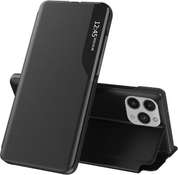 Husă Techsuit - eFold, iPhone 15 Plus, negru