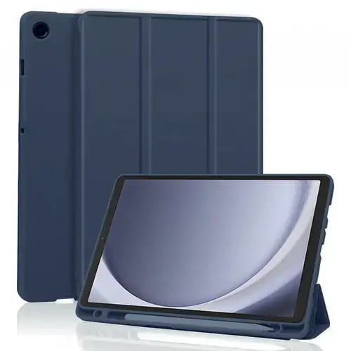 Husa Techsuit Flex Trifold pentru Samsung Galaxy Tab A9 (Albastru)