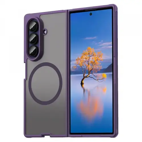 Husa Techsuit HaloFrost II MagSafe pentru Samsung Galaxy Z Fold7 F966, Mov