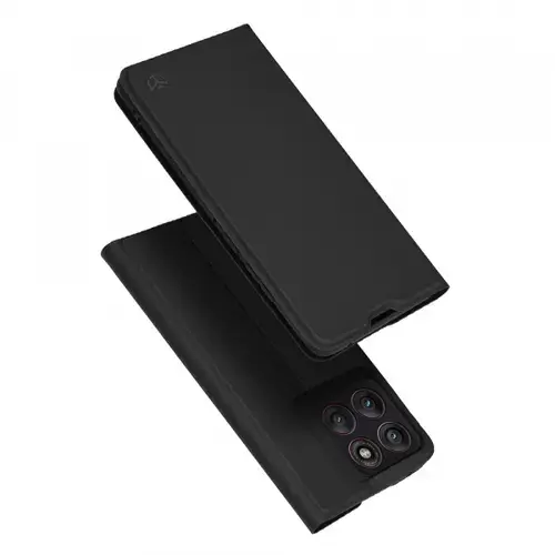 Husa Techsuit Magskin Book pentru Motorola Edge 60 Pro, Neagra