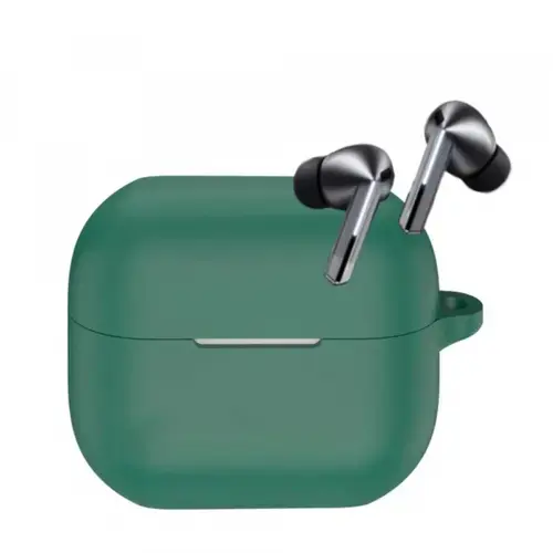 Husa Techsuit Silicone Case pentru Apple AirPods 4 (Verde)