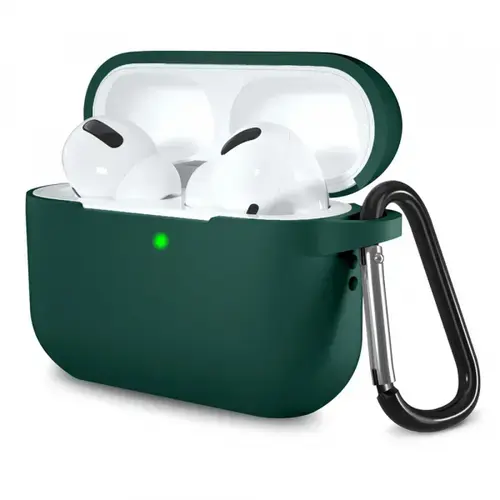 Husa Techsuit Silicone Case pentru Apple AirPods Pro Series (Verde Inchis)