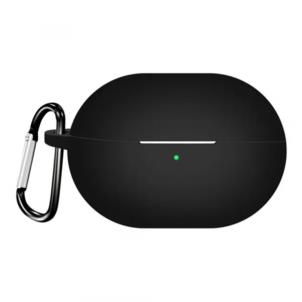 Husa Techsuit Silicone pentru Huawei FreeBuds Pro 4, Neagra