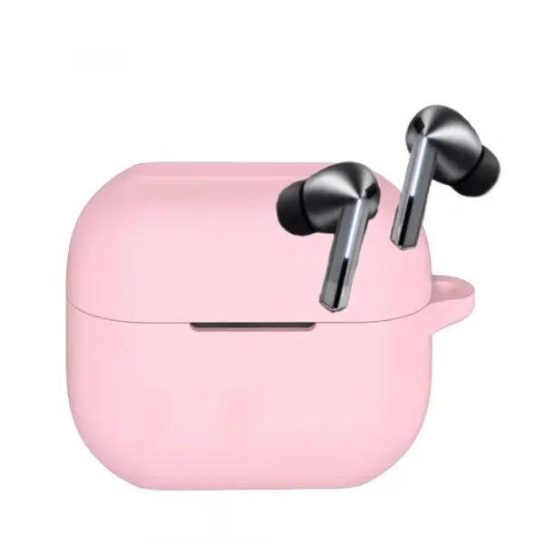 Husa Techsuit Silicone pentru Samsung Galaxy Buds3 FE / Buds3 Pro / Buds3, Roz