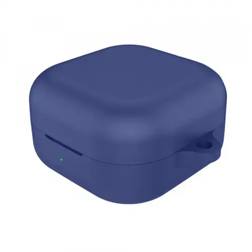 Husa Techsuit Silicone pentru Samsung Galaxy Buds4 / Buds4 Pro, Bleumarin