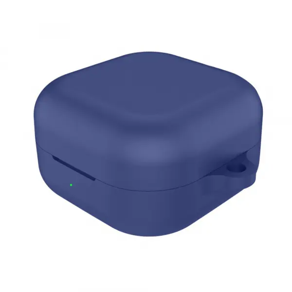 Husa Techsuit Silicone pentru Samsung Galaxy Buds4 / Buds4 Pro, Bleumarin