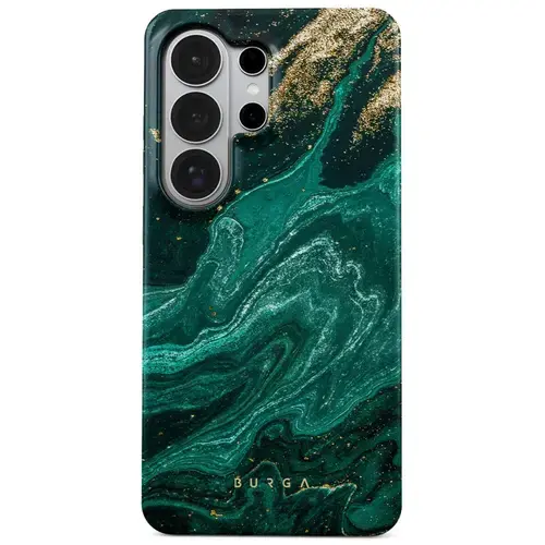 Husa telefon Burga Dual Layer Magnetic Emerald Pool pentru Samsung Galaxy S26 Ultra (Verde)