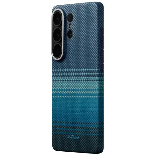 Husa telefon Pitaka Ultra-Slim Edge Aramida pentru Samsung Galaxy S26 Ultra (Albastru)