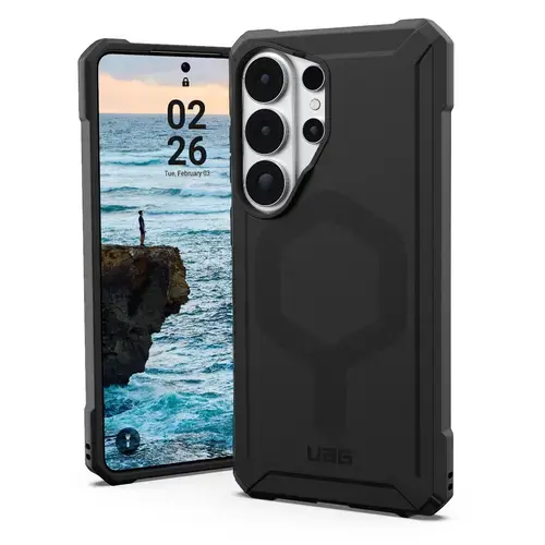Husa telefon UAG Essential Armor Magnetic pentru Samsung Galaxy S26 Ultra (Negru)