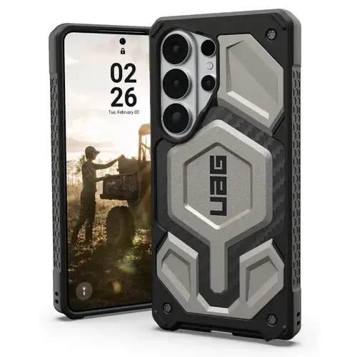 Husa telefon UAG Monarch Pro Magnetic pentru Samsung Galaxy S26 Ultra (Negru/Gri)