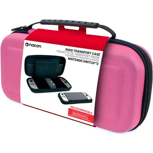 Husa transport Nacon ACC-1184, pentru Nintendo Switch 2, Roz