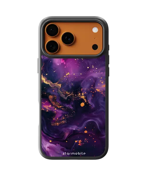 Husa Violet Abstract Apple iPhone Impact Ultra - iPhone 17 Pro Max