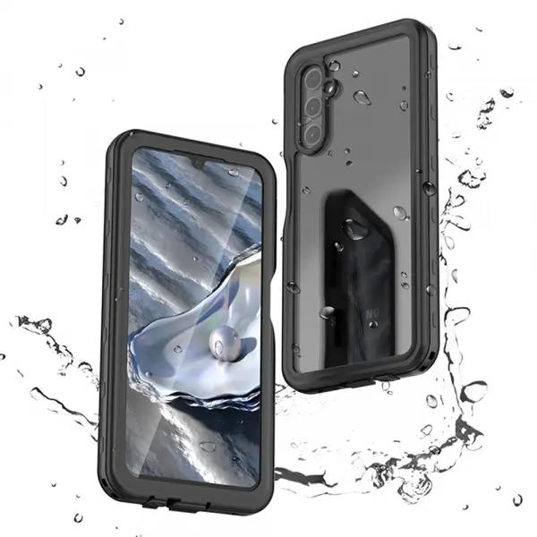 Husa Waterproof pentru Samsung Galaxy A17 4G / A17 5G, ShellBox, Neagra