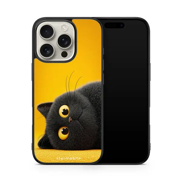 Husa Yellow Kitten Apple iPhone Impact Ultra - iPhone 12 / 12 Pro