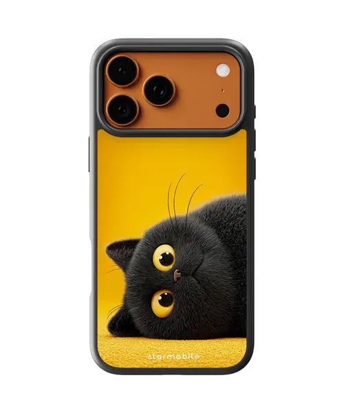Husa Yellow Kitten Apple iPhone Impact Ultra - iPhone 17 Pro Max