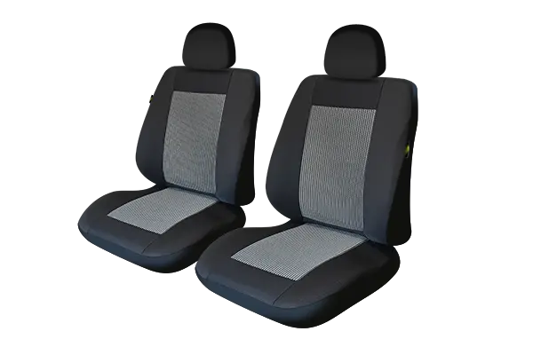 Huse scaun fata Lux negru M1- Set 2 buc