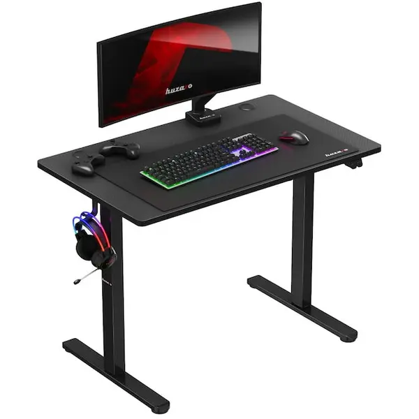 Huzaro Birou Electric Huzaro Hero 7.9, Reglabil Inaltime 72-118 cm, dimensiuni 100 X 60 Cm, Sarcina Maxima 70 Kg, Negru