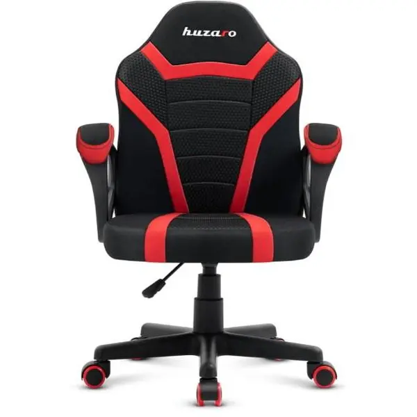 Huzaro Scaun de gaming pentru copii Huzaro Ranger 1.0 Red Mesh, Negru- rosu