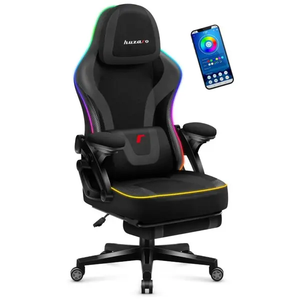 Huzaro Scaun gaming Huzaro Force 4.6, RGB, Smart, Negru