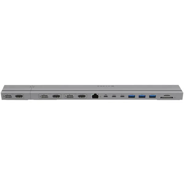 Hyper Statie de andocare Hyper Drive Triple-4K, pentru Intel si M1/M2 Pro/Max MB Pro, Gri